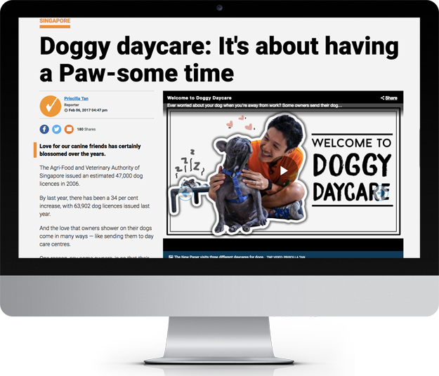 Up For Paws is on The New Paper